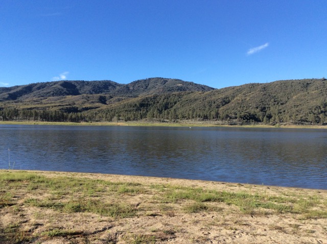 A photo of Lake Hemet